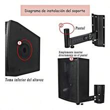 Soporte De Bafle Bocina Pared, Base, Soporte De Pedestal, 50 - A - Ver 8