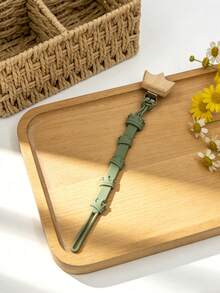 Personalized Silicone Pacifier Clip, Crown Design, Toy Tether, Durable Material, Ideal Baby Shower Gift - Multicolor - View 9