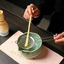 1pc/4pcs Matcha Tea Set, Includes Matcha Bowl, Matcha Whisk, Matcha Cup, Stirrer, Tea Spoon, Tea Bowl Set, Matcha Preparation Tools, Dessert & Beverage Making Tools, Japanese Gift Box, Matsukawara Matcha Stirring Set, Gift For Matcha Enthusiasts - Multicolor - View 3