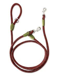 1pc Reflective Nylon Material Hands Free Dog Leash, For Running/Walking Outdoor, Suitable For Small/Medium/Large Dogs - Burgundy - View 3