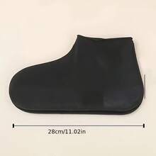 1pair,Rubber Rain Boot Overshoes For Outdoor Use Silicone Waterproof Shoe Covers Rainy Day Shoe Cover Reusable Non-Slip Rain Boots,Stay Dry And Protected,Waterproof Shoe Covers For Men And Women! Outdoor Rainy Shoe Covers, Silicone Cycling Outdoor Waterproof Stain-Proof Rain Boot Covers, Reusable Dust Covers, Waterproof Thick Non-Slip Wear-Resistant Foot Covers,Waterproof Shoe Cover, Anti Slip Waterproof Cover - Multicolor - View 10