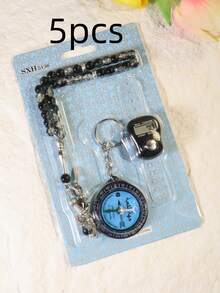 1pc Rosary Counter Set - High-End Packaged Bracelet Counter, Prayer Bead Bracelet With Counter, Counter, Electronic Manual Button Counter, Compact Portable Ring Counter - Multicolor - View 16