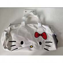 1pc Sanrio Hello Kitty Cute Travel Bag, Multifunctional Convertible Shoulder Crossbody Bag, Cartoon 3D Design Travel Luggage - Perfect Christmas, Birthday, Back To School Gift For Girls And Sanrio Fans - Multicolor - View 9