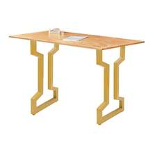 RainWeel 2 PCS Table Legs, 2 PCS Table Frame, 17.7*3.54*29.72in Table Leg For Coffee Table, Dining Table, Office Desk (Black / Gold / White) - Gold - View 6