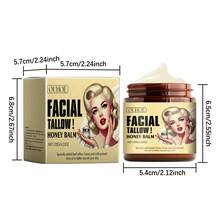 Sebum Honey Body Cream Deep Hydration Nourishing Elastic Softness Daily Care - Moisturizing Cream Made With Beef Tallow and Honey - View 8