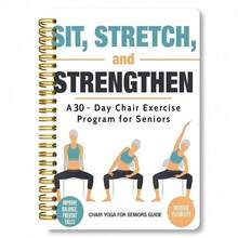 CHAIR YOGA FOR WEIGHT LOSS Elderly Chair Weight Loss Yoga Coil Book, Sitting Posture Exercise, Gentle Movements, Fitness Guide, Fitness Manual, Chair Aerobics, Senior Yoga, Weight Management - 三人款 - 查看 7