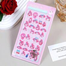 1个彩色透明水晶质感旋律3D贴纸，可爱DIY手机壳装饰 - 彩色 - 查看 12