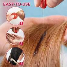 Moroccan Oil Hair Capsules, For Hair Care, Keep Hair Soft And Shiny Booster, Suitable For All Hair Types, Ideal For Holiday, Party, Travel,  And Cosplay, For Valentine'S Day, Valentines Gift, Suitable For Spring Personal Care - A - View 3