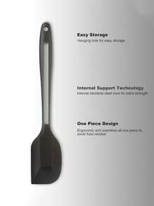 6pcs/3pcs/1pc Silicone Spatula Set, Heat Resistant Cake Cream Scraper Baking Tools, Small Mixing Spoon, Wok Spatula, Non-Stick Cookware, Kitchen Gadgets - Multicolor - View 4