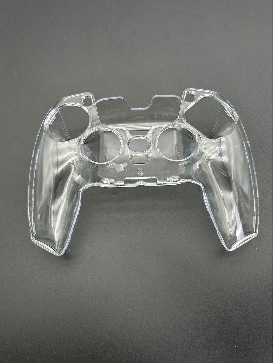 PS 5 Game Controller Crystal Case PC Transparent Split Controller Protective Case PS 5 Ultra-Thin Protective Cover PS 5 Protective Case - Clear - View 1