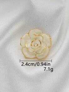 3pcs/Pack Multi-Size Luxury Rose Metal Buttons, Handmade Decorative Buttons For Sweater, Coat, Jacket, Shirt, Suit, Scarf, Jewelry DIY Accessories - A - View 13