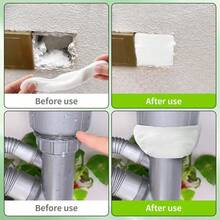 10 Pack Waterproof Sealant Mastic, Quick Mending Mud, Multi-Purpose Repair Sealing Clay For Drain Connection, Wall Hole, Air Conditioning Hole, Waterproof Seal Putty, Waterproof Bond Seal - A - View 5