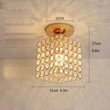 Nordic Crystal Flush Mount Ceiling Light, Corridor Hallway Entryway Foyer Balcony Dressing Room Bedroom Modern Minimalist Lighting Fixture - Multiple Styles - View 20