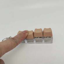 Fidget Keychain Toy, Pressure Relief Push Button Finger Toy, Collectible, Party Favor, Youth Creative Stress Relief Gadget,Fidget Toys,Fidget,Fidgets - Multicolor - View 5