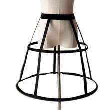 Enagua con volante asimétrico y cola de tren para bodas y cosplay - Campana con volante asimétrica, enagua interior para vestidos de novia, baile de graduación, concursos de belleza, disfraces históricos - Accesorio romántico para bodas y realce de disfraces para ocasiones especiales - multicolor - Ver 9