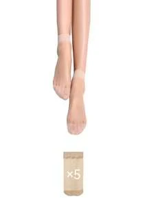 1/5/10/20/30雙素色圖案中性情侶運動短襪 春夏秋季休閒禮物襪 女款流蘇襪 - 黑色 - 查看 11
