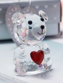 1 Stück Kristallbär Handwerk, modischer & süßer Kristallbär, Muttertags Geschenk, Valentinstag Geschenk, Geburtstagsgeschenk, Hochzeitsgeschenk, Geschenk zum Schulanfang, handgefertigt, Tischdekoration, Auto Innenraum Dekoration, Schlafzimmer & Wohnzimmer Dekoration, Geschenk für Freunde, Liebhaber, Lehrer, Eltern - Verschiedenfarbig - Übersicht 14