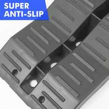 3-Step Wheel Chocks, 2pcs/Set, Heavy Duty Anti-Slip Design, 5 Ton Load Capacity, UV Resistant, Suitable For Cars, Pickups, Light Trucks, RVs, Trailers, Campers, Indoor & Outdoor Use, Made Of High-Quality Engineering Plastic - 5 Tonne - View 4