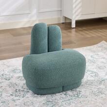 Living Room Chairs - Green + Fabric + Foam + Plywood + Solid Wood + Foam - View 3