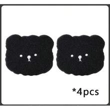 Cartoon Teddy Bear Lint Brush, Laundry Ball Lint Remover, Magic Hair Removal Cleaner, Bedding & Sofa Cleaning Sponge, Pet Clothes Lint Brush - Multicolor - View 12