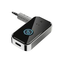 1个通用黑色蓝牙接收器发射器3.5mm音频适配器无线转换器，适用于汽车、电视、音箱、耳机 - A - 查看 8