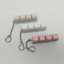 Fidget Keychain Toy, Pressure Relief Push Button Finger Toy, Collectible, Party Favor, Youth Creative Stress Relief Gadget,Fidget Toys,Fidget,Fidgets - Multicolor - View 9