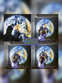 L Creative Novelty Planet Projection Lamp, USB Plug And Play, Suitable For Bedroom, Living Room, Party, Photo Atmosphere Night Light, Projection Lamp, Adjustable Direction - Projector Lamp - View 7