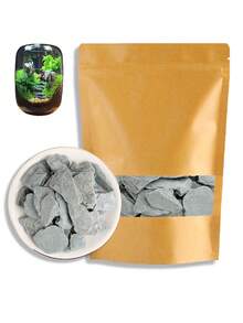 1 件 200 克/400 克 1-7 厘米随机长度和形状天然岩石切片、微景观装饰、楼梯石，适用于 DIY 微型场景、玻璃容器、水族馆 - 彩色 - 查看 12