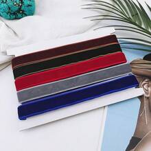 1.6cm 20pcs Mix Color Velvet Chokers Vintage Necklace For Women With Extension (XL-1002-11) - 1.6公分-20個-混色 - 查看 3