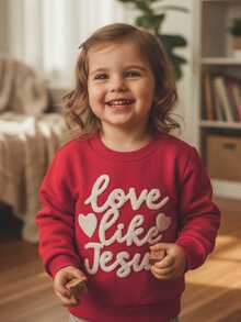 Baby Girls Sweatshirts - Red - View 3