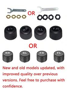 YAIUZGOO Sensor TPMS Sistem Pemantauan Tekanan Ban Mobil Tenaga Surya/USB LCD Digital Nirkabel Off Road 4x4 Aksesoris Mobil Universal, Aksesoris Mobil 300mAh - A - View 10