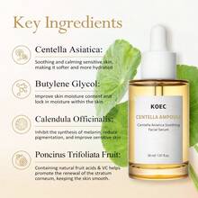 KOEC PDRN Poremizing Fresh + Asiatica Tone Brightening + Centella Asiatica Soothing Facial Serum, Uneven Tone Care, Hydrating Essence For Face, All Skin Types - Centella - Xem 8