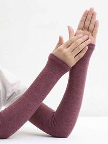 1 双羊毛保暖袖套，男女通用，加厚柔软，防风保暖，弹性设计，适合秋冬季驾驶、骑行、通勤。 - 各種各樣的 - 查看 6