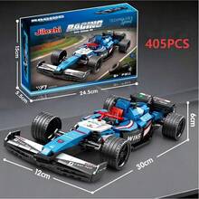 405pcs F1 Formula Racing Car Building Blocks Set, Adult Assembling Model Toy, Holiday/Birthday Gift - Multicolor - View 6