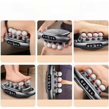 Massage Gun | 8 Interchangeable Heads & 30 Speeds For Deep Muscle Relief & Targeted Acupoint Relaxation - Black - View 5