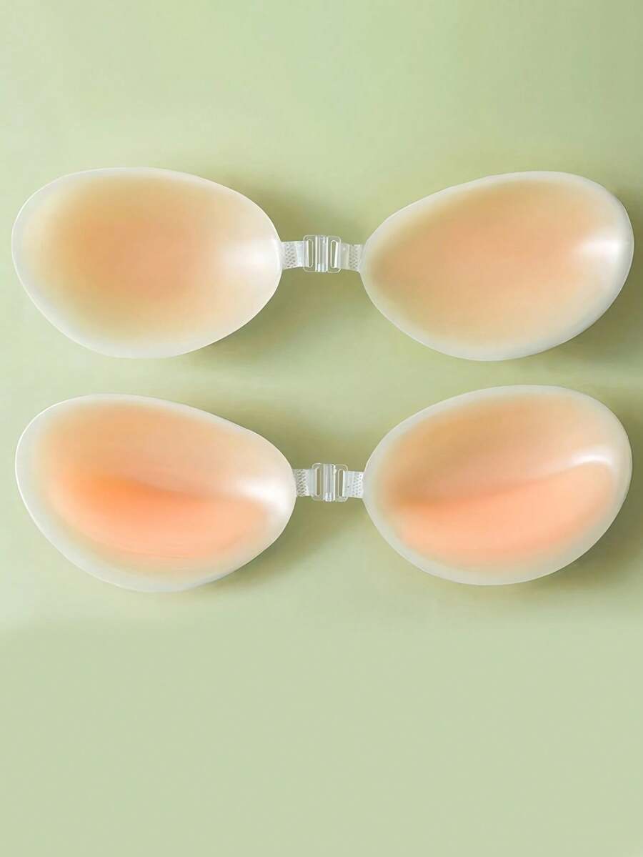 硅胶隐形文胸，配有可调节肩带，提升胸部曲线设计，适合搭配婚纱、礼服、露肩装、露背装、吊带装、紧身衣、薄纱上衣、吊带套装、新娘送礼会、旅行、派对、鸡尾酒会、婚礼、正式晚宴、慈善活动、毕业典礼、约会、早午餐、音乐节等场合。 - 杏色 - 查看 1