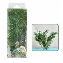 Aquarium Plants Plastic Realistic Fish Tank Artificial Plants Ornament Sand Table Landscaping With Simulated Reeds - A - View 14