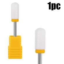 1/5/10 Pcs Safety Ceramic Nail Drill Bits, Suitable For Fast Nail Grinding, Gel Polish Removal, Manicure And Pedicure Tools, Electric Nail Drill File - Yellow - View 9