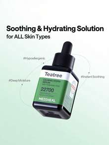 Mediheal Tea Tree Soothing Moisturizing Essence 40ml, Lightweight Non-Sticky Formula, 19,900ppm Tea Tree Extract Instant Soothing, 2,800ppm Hyaluronic Acid Deep Hydration, Suitable For Sensitive And Oily Skin - Tea Tree Soothing Serum - View 5