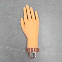 1pc Acrylic Nail Practice Hand, Nail Art Training Hand, Fake Hand, Acrylic Nail Practice Hand, 1 Nude Color Hand (Random Delivery) - Multicolor - View 16