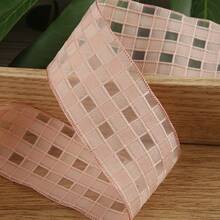 Chiffon Plaid Ribbon, DIY Handmade Bow Hair Accessories, Shoe Flower Craft Supplies, Gift Box Flower Packaging Ribbon - Multicolor - View 11