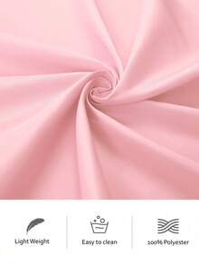 10/20/30pcs Solid Color Square Cloth Napkins, Polyester Napkins, Soft Washable Reusable 12/14/17/20 Inch, For Home, Hotel, Wedding, Party, Restaurant & Festive Celebrations - Baby Pink - View 5