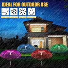 GCTECHING 1pc LED Solar Powered Jellyfish Lamp, Plastic Material Outdoor Fiber Optic Jellyfish Light Suitable For Street, Wall, House, Garden, Balcony, Lawn, Party, Daily Use - Single-layer Jellyfish Lamp - View 4