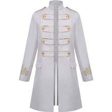 Cosplay Clothing - Embroidered Men's Blue - View 7