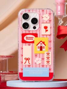 这款来自 1 PCin Garden Hut 的硅胶保护壳，时尚美观，个性十足，兼容 17、 17 Pro Max、 16 Pro Max、 15 Pro、 14 和 13/12/11，是情人节、生日、母亲节送给家人、朋友、姐妹或女友的理想礼物。 - 粉色 - 查看 3