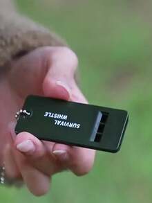 2pcs Multi-Frequency Outdoor Survival Whistle, Emergency Whistle, Student Exercise Whistle, Referee Whistle, Travel Hiking Survival Whistle, High Pitch High Frequency Earthquake Rescue Whistle - Multicolor - View 6