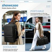 女士双肩包,手提双肩包,旅行双肩包,轻便大容量,适用于15.6英寸笔记本电脑,防水尼龙材质,短途商务旅行包,电脑背包,适合旅行、商务、工作、上学、户外、度假,男女学生皆宜的礼物 - 彩色 - 查看 5