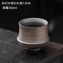 Retro Minimalist Casual Ceramic Mug, Green Striped Textured Coffee Cup, Tea Cup, Handmade Pottery Ceramic Coffee Mug, Water Cup For Home Use - Multicolor - View 8