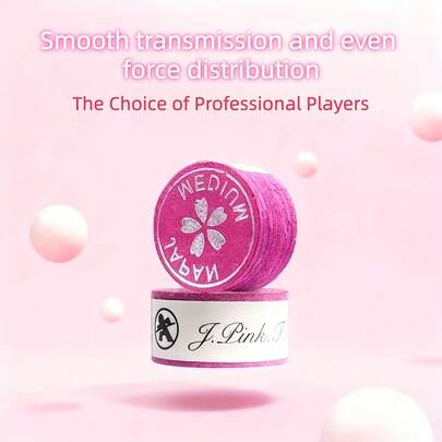 14mm S/M/H Size Premium Pink Billiard Cue Tip, 1pc Pink Cue Tip, High-Quality Material For Improved Accuracy And Durability - Suitable For Professional And Casual Players, Billiard Accessory, Essential For Game Room, Performance, Favored By Competitive Players