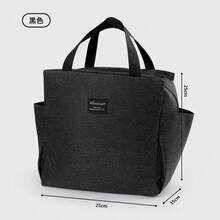 Lonchera Termica de gran Capacidad,Portatil,Plegable,Para camping y picnic. - Negro - Ver 3